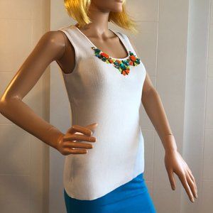 Embellished tank top